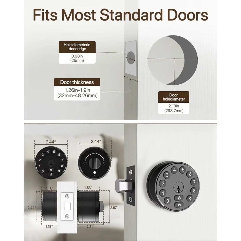 Keyless Electronic Deadbolt‎ Door Lock (YL-68-MINI style)